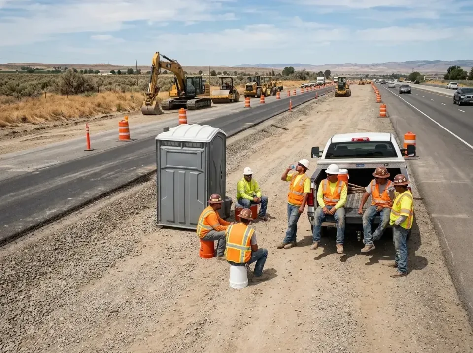 highway-road-construction-crew-007 — frequently asked questions, Porta Potty and Restroom Rentals in Seymour, WI